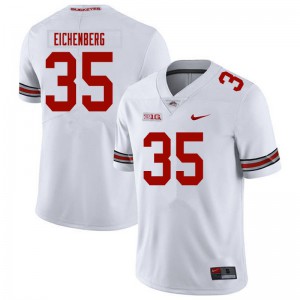 #35 Tommy Eichenberg Ohio State Men Stitched Jerseys White