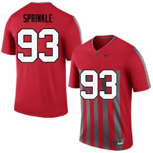 #93 Tracy Sprinkle OSU Men Stitch Jerseys Throwback