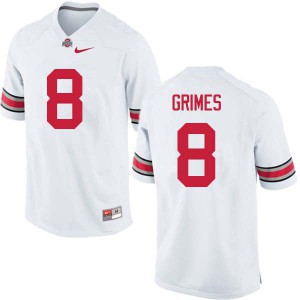 #8 Trevon Grimes OSU Men High School Jerseys White