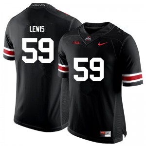 #59 Tyquan Lewis Ohio State Buckeyes Men Alumni Jerseys Black