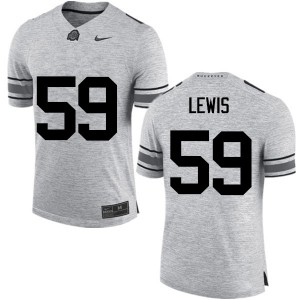 #59 Tyquan Lewis OSU Buckeyes Men NCAA Jersey Gray