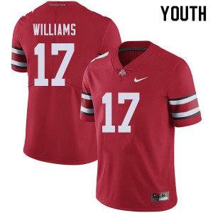 #17 Alex Williams OSU Buckeyes Youth Player Jerseys Red