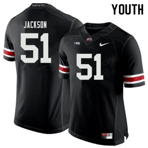 #51 Antwuan Jackson Ohio State Youth Alumni Jerseys Black