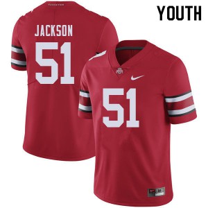 #51 Antwuan Jackson OSU Youth Official Jersey Red