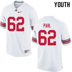 #62 Brandon Pahl OSU Youth High School Jerseys White