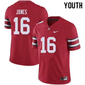 #16 Keandre Jones OSU Youth Football Jerseys Red