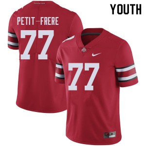 #77 Nicholas Petit-Frere Ohio State Youth University Jerseys Red