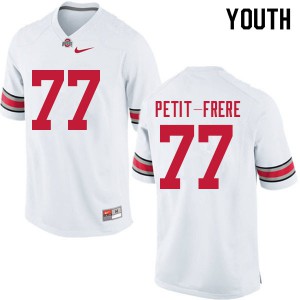 #77 Nicholas Petit-Frere OSU Buckeyes Youth Player Jerseys White