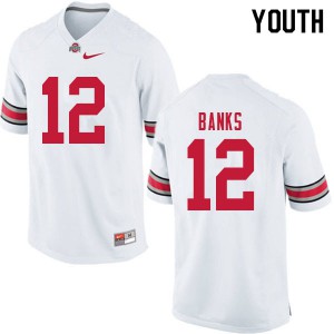 #12 Sevyn Banks Ohio State Youth Alumni Jerseys White