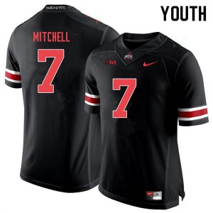#7 Teradja Mitchell OSU Buckeyes Youth Stitch Jerseys Black Out