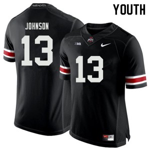 #13 Tyreke Johnson OSU Buckeyes Youth Player Jersey Black