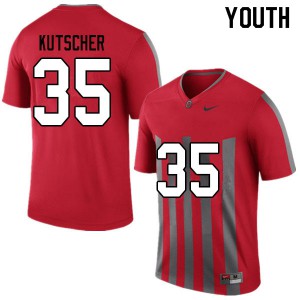 #35 Austin Kutscher Ohio State Youth Stitched Jerseys Throwback