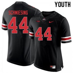 #44 Ben Schmiesing Ohio State Youth Alumni Jersey Blackout