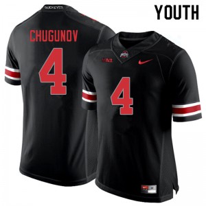 #4 Chris Chugunov OSU Youth Stitched Jerseys Blackout