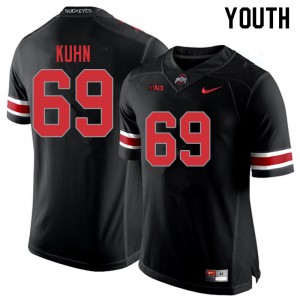 #69 Chris Kuhn Ohio State Youth Football Jersey Blackout