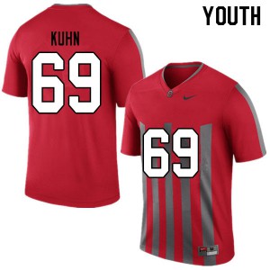 #69 Chris Kuhn OSU Buckeyes Youth High School Jerseys Throwback