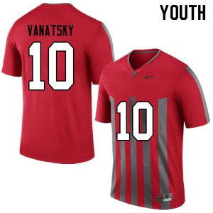 #10 Danny Vanatsky Ohio State Youth NCAA Jerseys Throwback