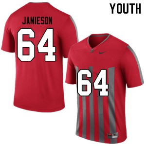 #64 Jack Jamieson Ohio State Youth Official Jerseys Throwback