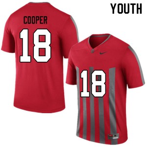 #18 Jonathon Cooper OSU Buckeyes Youth Stitched Jersey Throwback