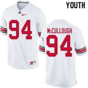 #94 Roen McCullough OSU Youth Stitched Jerseys White