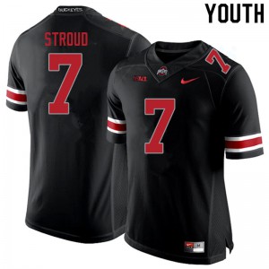 #7 C.J. Stroud Ohio State Youth College Jersey Blackout