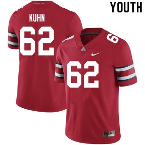 #62 Chris Kuhn Ohio State Youth Official Jersey Scarlet