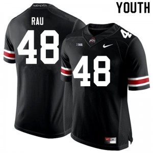 #48 Corey Rau Ohio State Buckeyes Youth NCAA Jersey Black
