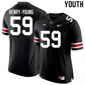 #59 Darrion Henry-Young OSU Youth High School Jersey Black