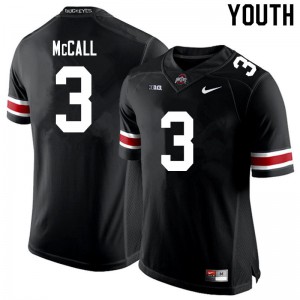 #3 Demario McCall Ohio State Buckeyes Youth Football Jersey Black