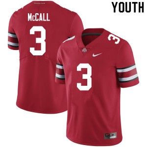 #3 Demario McCall Ohio State Youth NCAA Jersey Scarlet