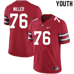 #76 Harry Miller Ohio State Youth College Jersey Scarlet