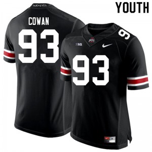 #93 Jacolbe Cowan Ohio State Youth High School Jerseys Black