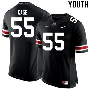 #55 Jerron Cage Ohio State Youth University Jersey Black