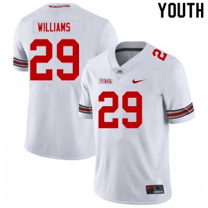 #29 Kourt Williams Ohio State Youth Official Jersey White