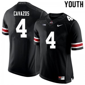 #4 Lejond Cavazos Ohio State Youth Stitch Jersey Black