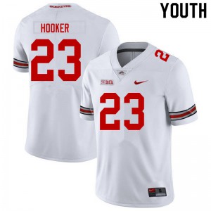 #23 Marcus Hooker OSU Buckeyes Youth NCAA Jerseys White