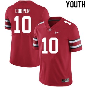 #10 Mookie Cooper Ohio State Youth NCAA Jersey Scarlet