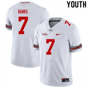 #7 Sevyn Banks Ohio State Youth University Jerseys White