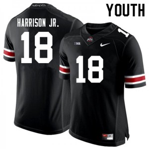 #18 Marvin Harrison Jr. Ohio State Buckeyes Football Youth Alumni Jerseys Black