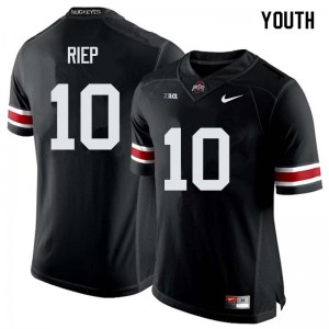 #10 Amir Riep OSU Buckeyes Youth Stitched Jersey Black