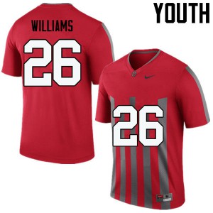 #26 Antonio Williams Ohio State Buckeyes Youth Official Jersey Throwback