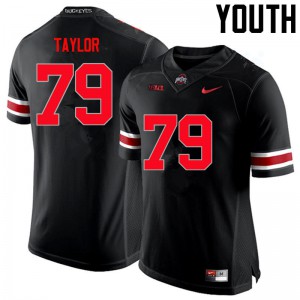 #79 Brady Taylor Ohio State Youth Stitched Jersey Black