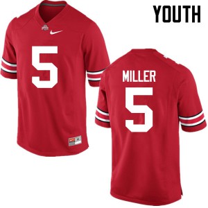 #5 Braxton Miller Ohio State Buckeyes Youth University Jerseys Red