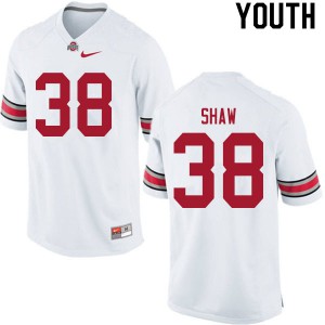 #38 Bryson Shaw OSU Youth University Jerseys White