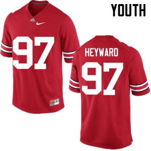 #97 Cameron Heyward OSU Buckeyes Youth University Jerseys Red