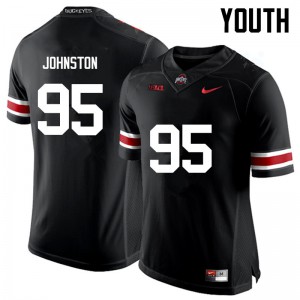 #95 Cameron Johnston Ohio State Youth NCAA Jersey Black