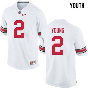 #2 Chase Young Ohio State Buckeyes Youth College Jerseys White