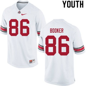 #86 Chris Booker Ohio State Buckeyes Youth Football Jerseys White