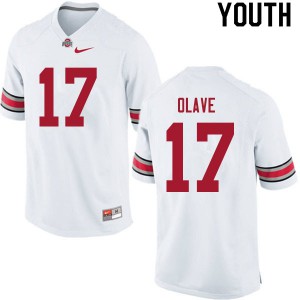 #17 Chris Olave Ohio State Youth Alumni Jersey White
