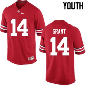 #14 Curtis Grant Ohio State Buckeyes Youth Alumni Jersey Red